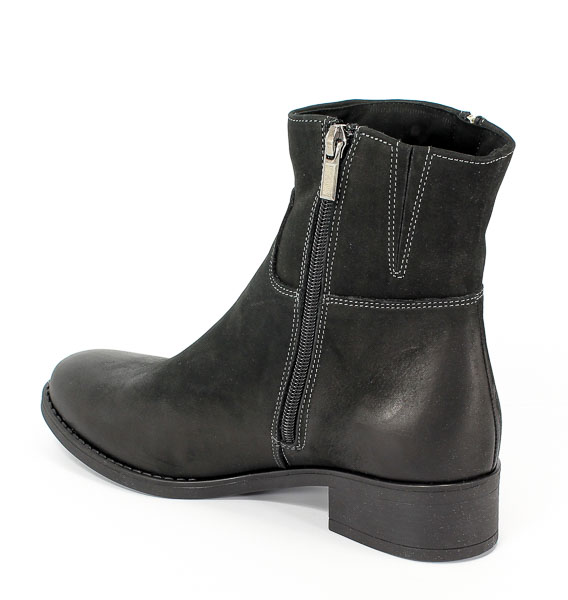 Trzewiki Lan-Kars D425-1-NUB Nubuk Czarny