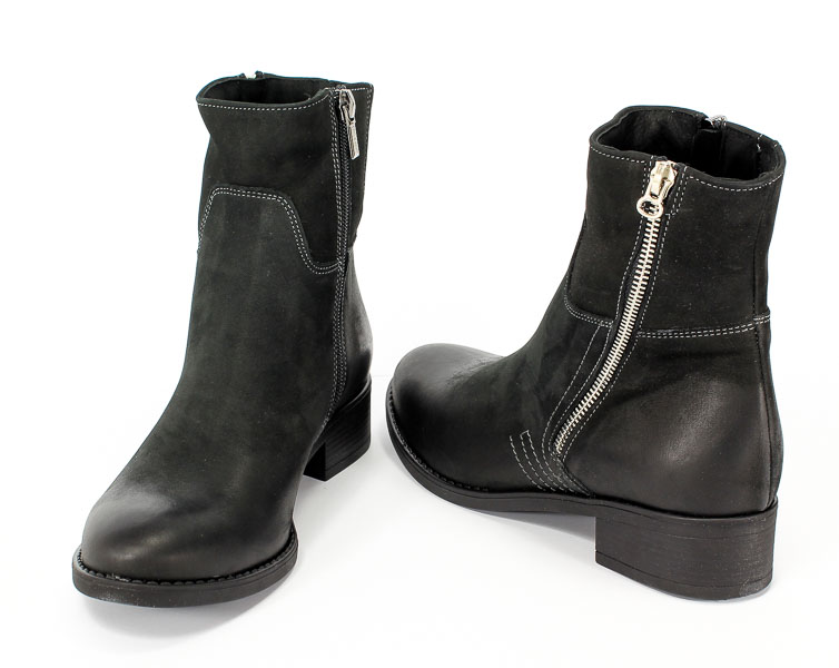 Trzewiki Lan-Kars D425-1-NUB Nubuk Czarny