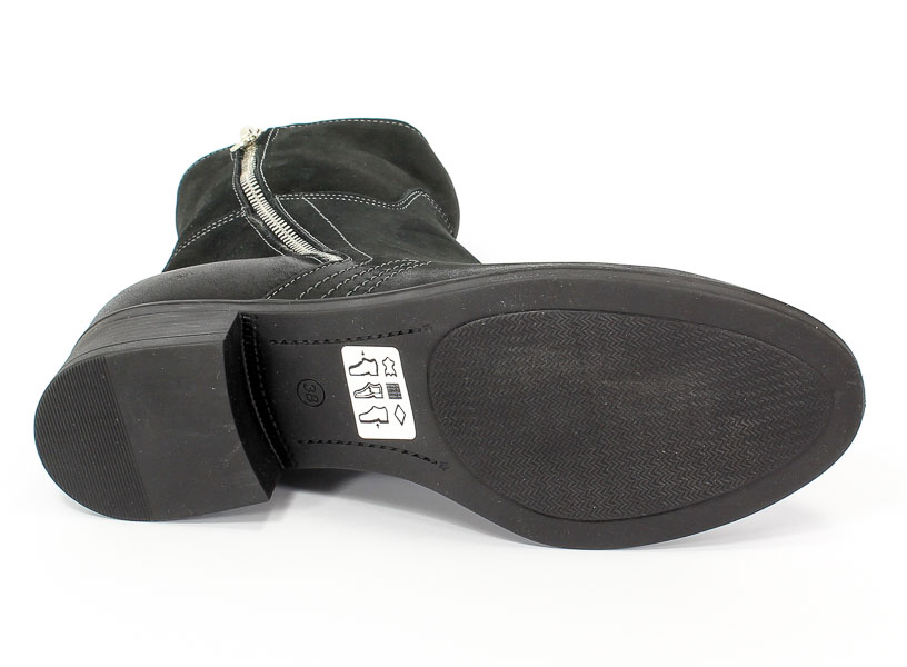 Trzewiki Lan-Kars D425-1-NUB Nubuk Czarny