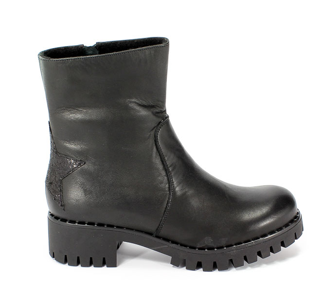 Trzewiki Karino 2252/126-F Czarny/Nubuk