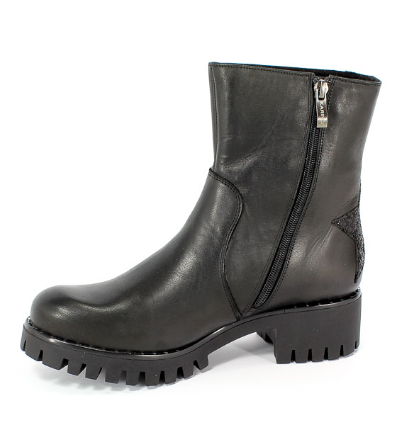 Trzewiki Karino 2252/126-F Czarny/Nubuk