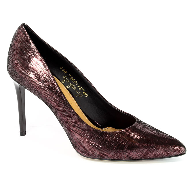 Czółenka Visconi 7260391/916 Rx Bordo