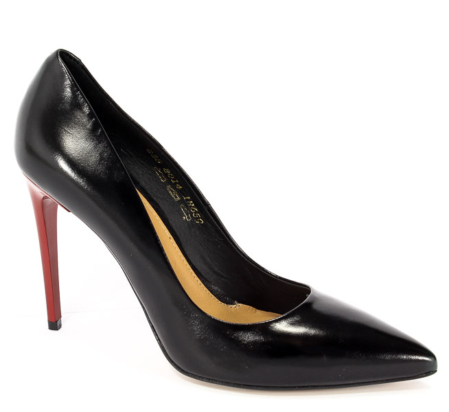 Czółenka Visconi 8014557/038 Tosca Nero+Brok