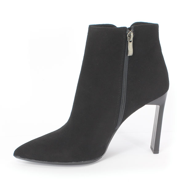 Botki Bravo Moda 2087 Czarny Zamsz