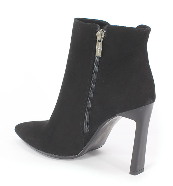 Botki Bravo Moda 2087 Czarny Zamsz
