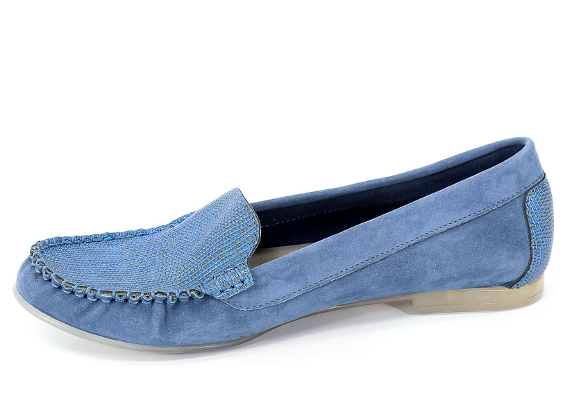 Półbuty Lemar 10016 N.Jeans+Rom.Popiel Niebieski