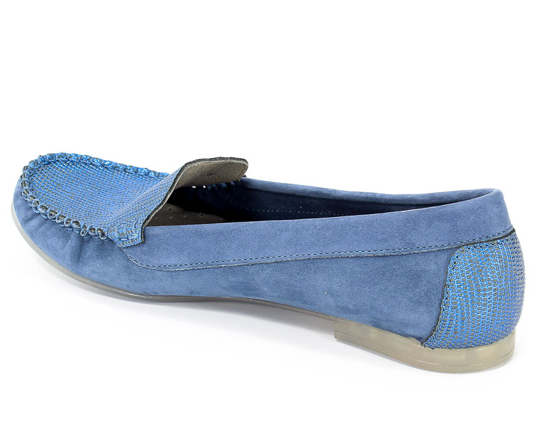 Półbuty Lemar 10016 N.Jeans+Rom.Popiel Niebieski