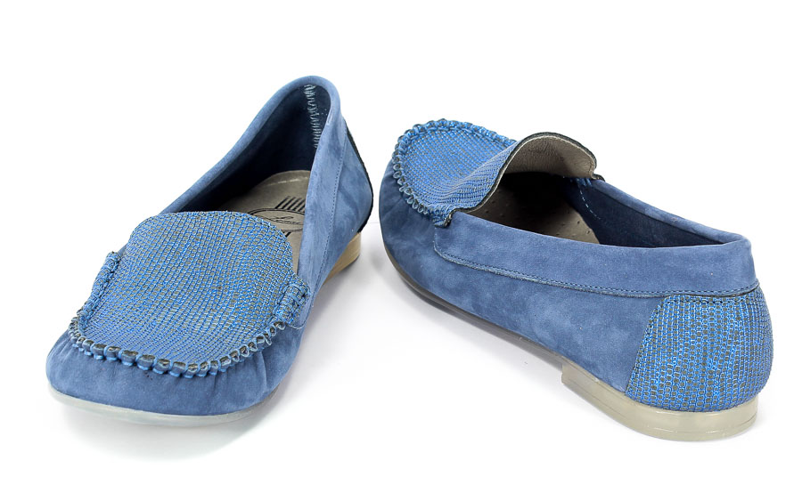 Półbuty Lemar 10016 N.Jeans+Rom.Popiel Niebieski