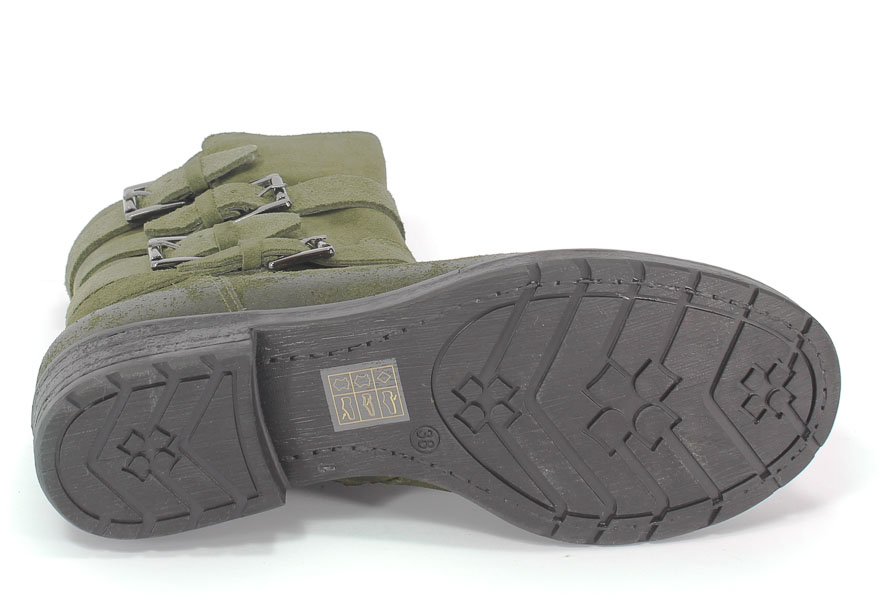 Trzewiki Damiss DS-031 Khaki welur