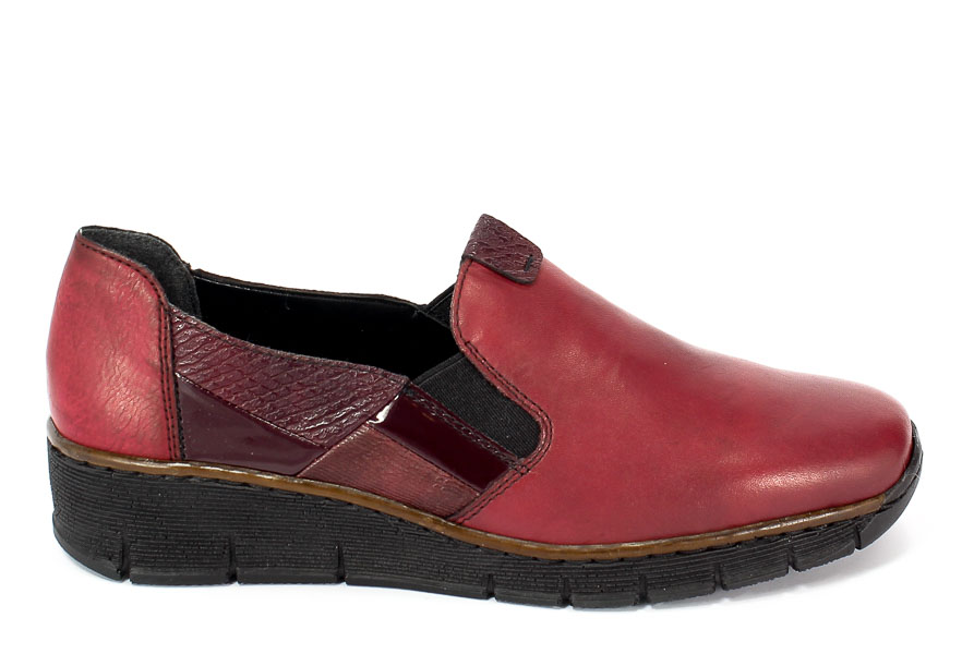 Półbuty Rieker 53754-35 Red
