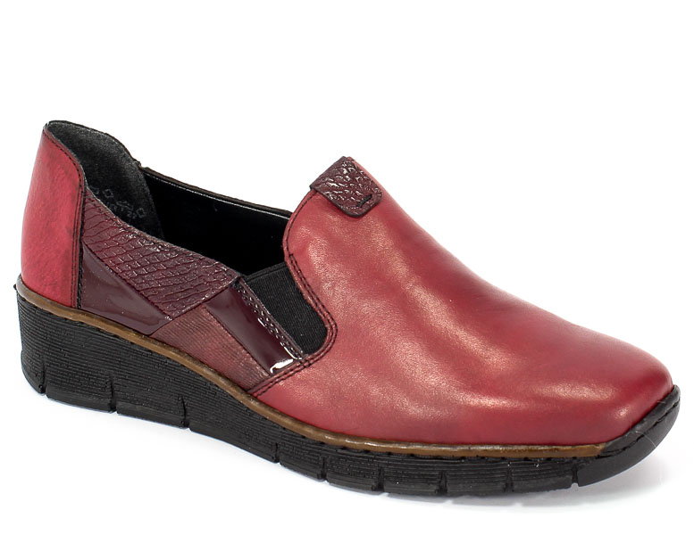 Półbuty Rieker 53754-35 Red
