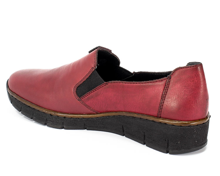 Półbuty Rieker 53754-35 Red