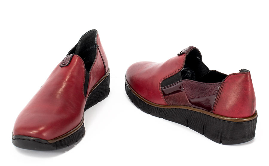 Półbuty Rieker 53754-35 Red
