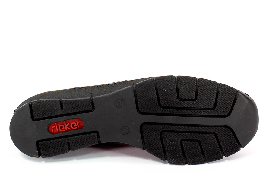 Półbuty Rieker 53754-35 Red