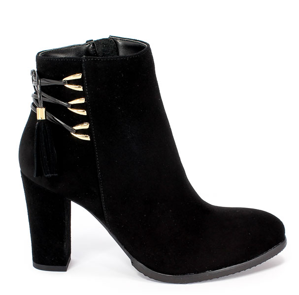 Botki Kaniowski K-3023/02 Czarny Zamsz