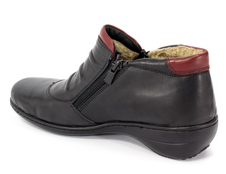 Trzewiki Comfortabel 991086 Shwarz/Bordeaux