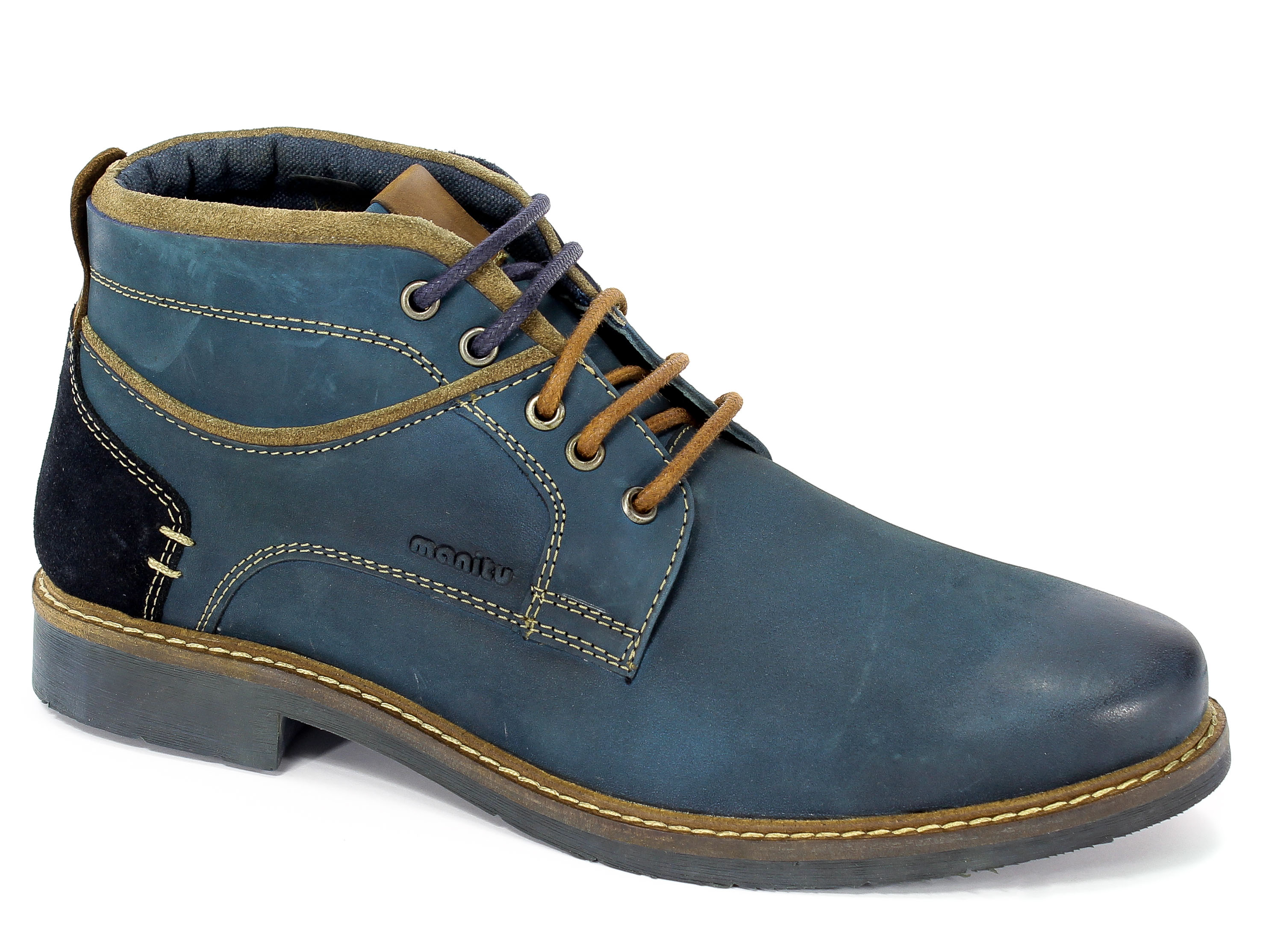 Półbuty Manitu 660409 Blue