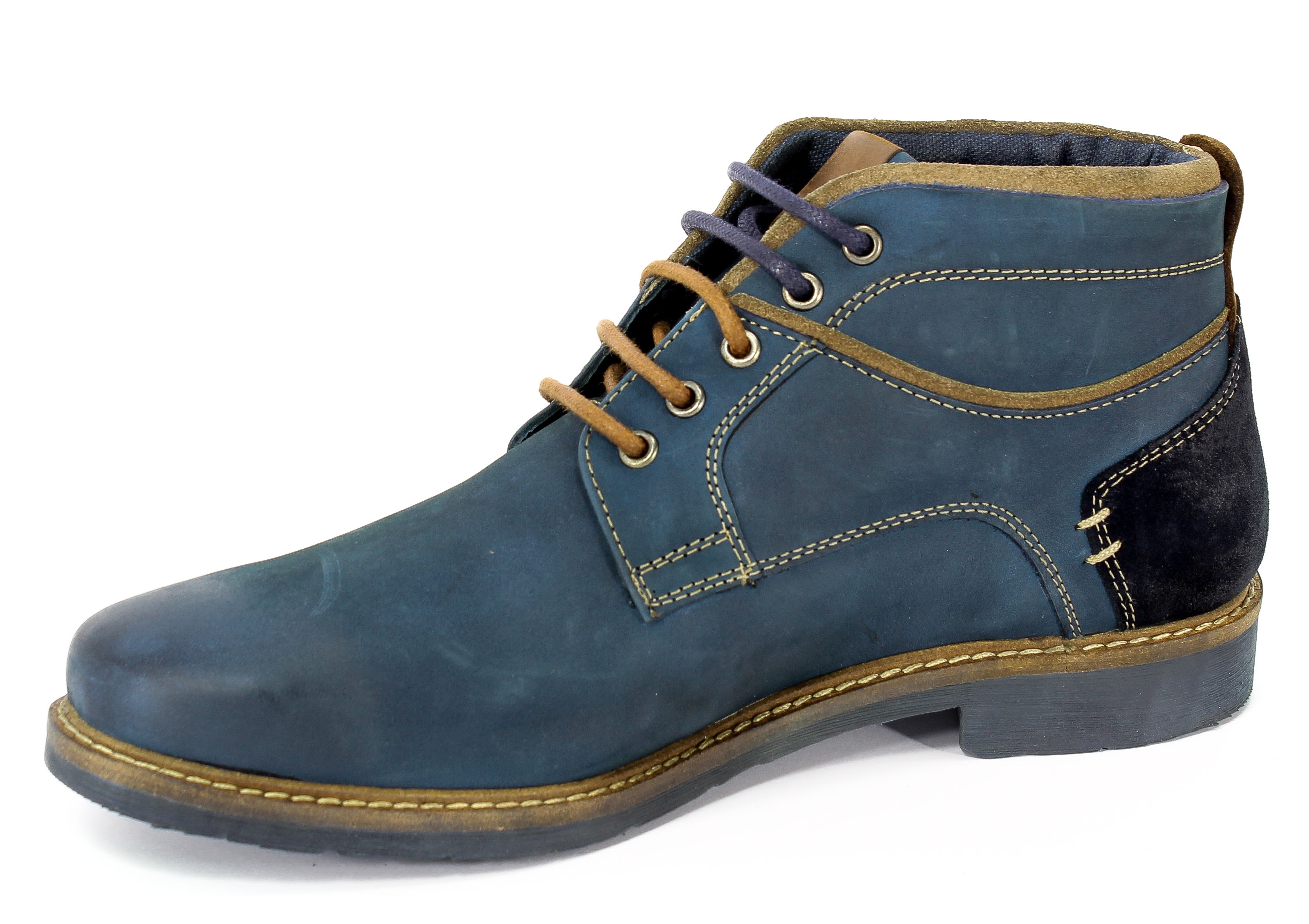 Półbuty Manitu 660409 Blue