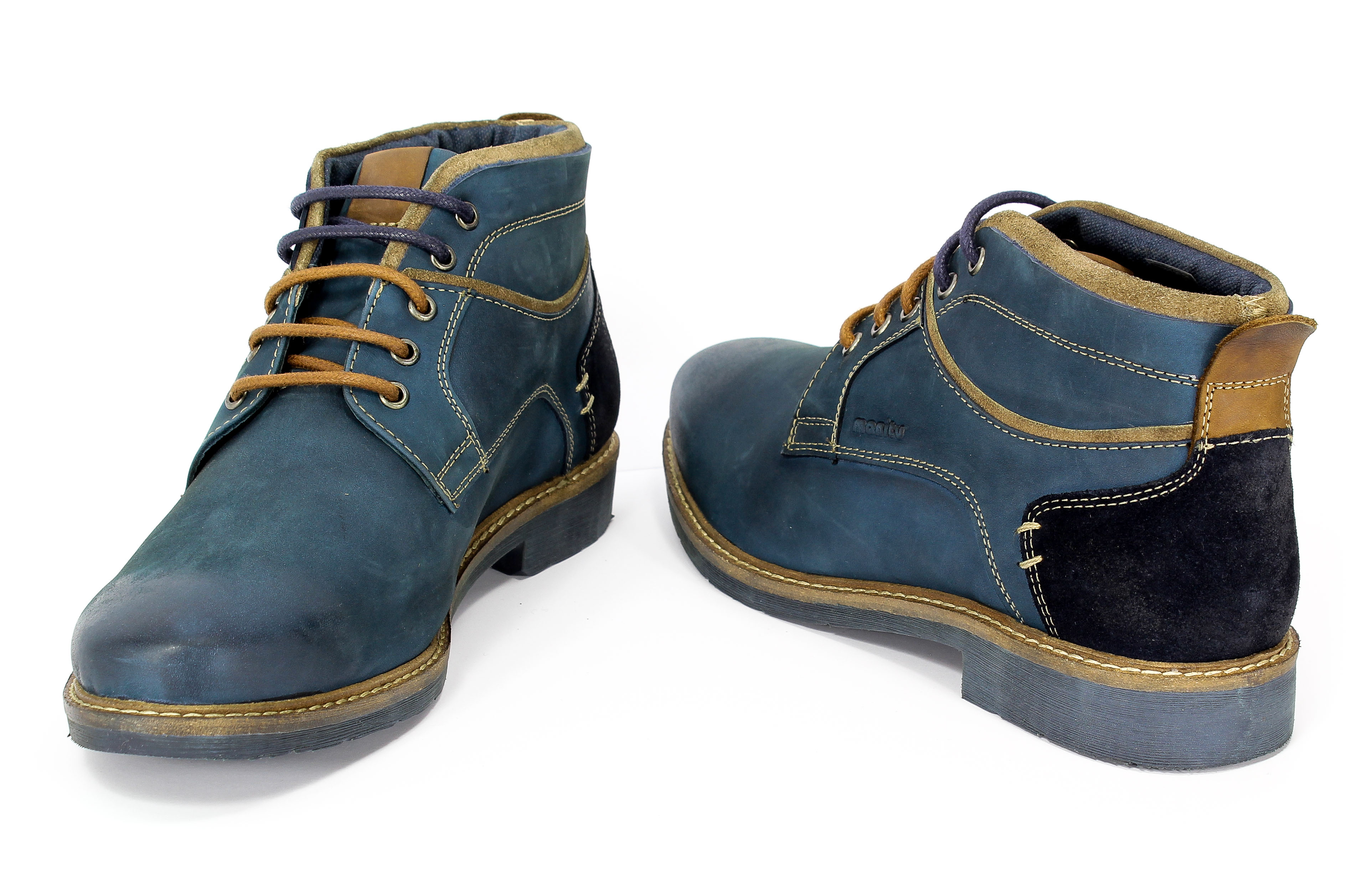 Półbuty Manitu 660409 Blue