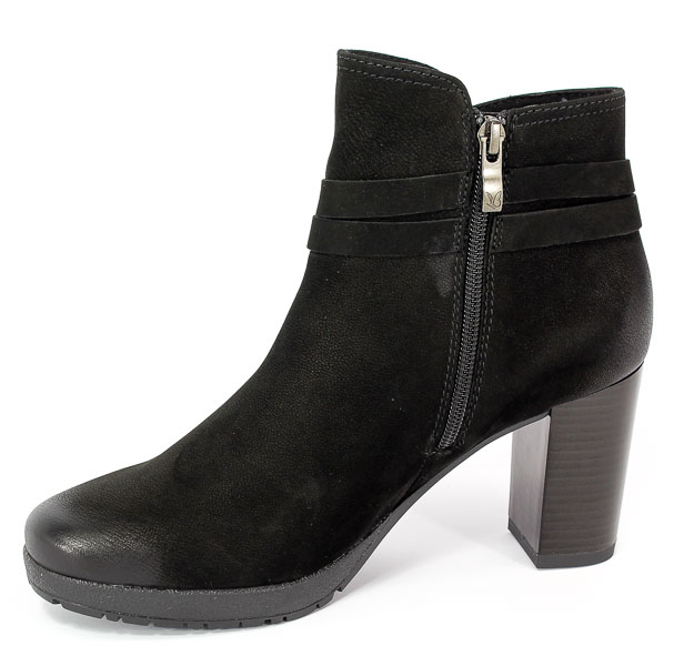Botki Caprice 9-25422-29 008 Black Nubuc