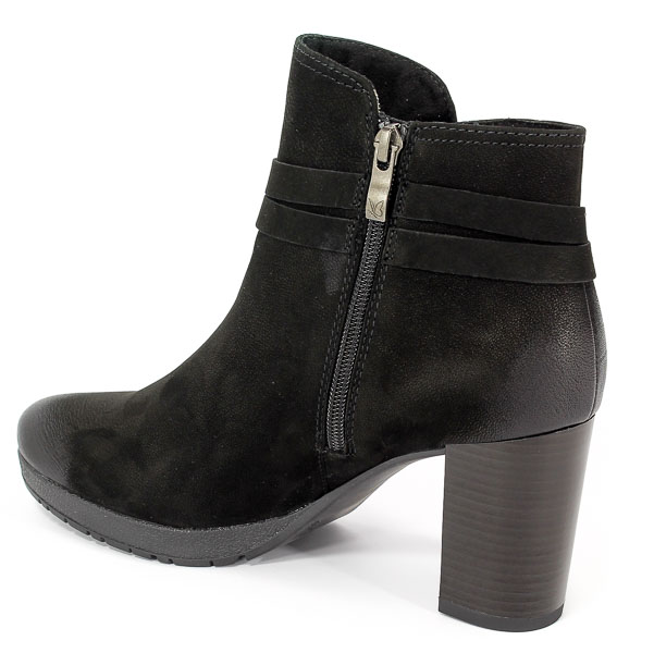 Botki Caprice 9-25422-29 008 Black Nubuc