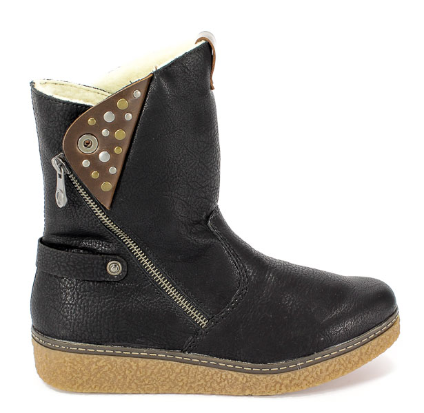 Trzewiki Rieker Y4089-00 Black Combination