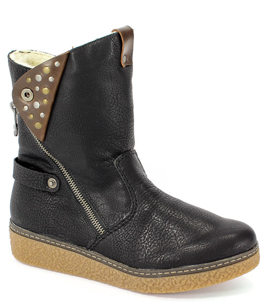 Trzewiki Rieker Y4089-00 Black Combination