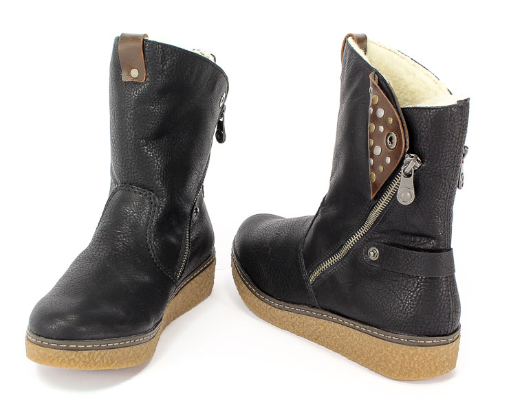 Trzewiki Rieker Y4089-00 Black Combination