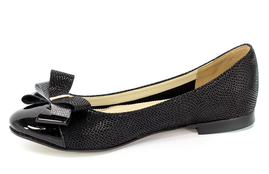 Baleriny Alexio Giorgio 058 Czarny 2