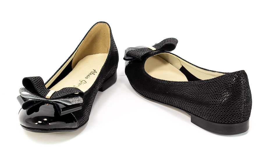 Baleriny Alexio Giorgio 058 Czarny 2