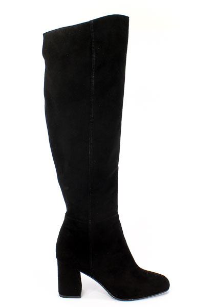 Kozaki Bravo Moda 2080 Czarny Zamsz