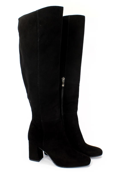 Kozaki Bravo Moda 2080 Czarny Zamsz