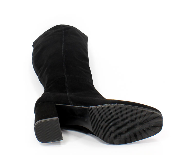 Kozaki Bravo Moda 2080 Czarny Zamsz