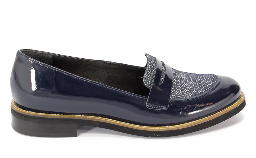 Półbuty Uncome 25082 Blu