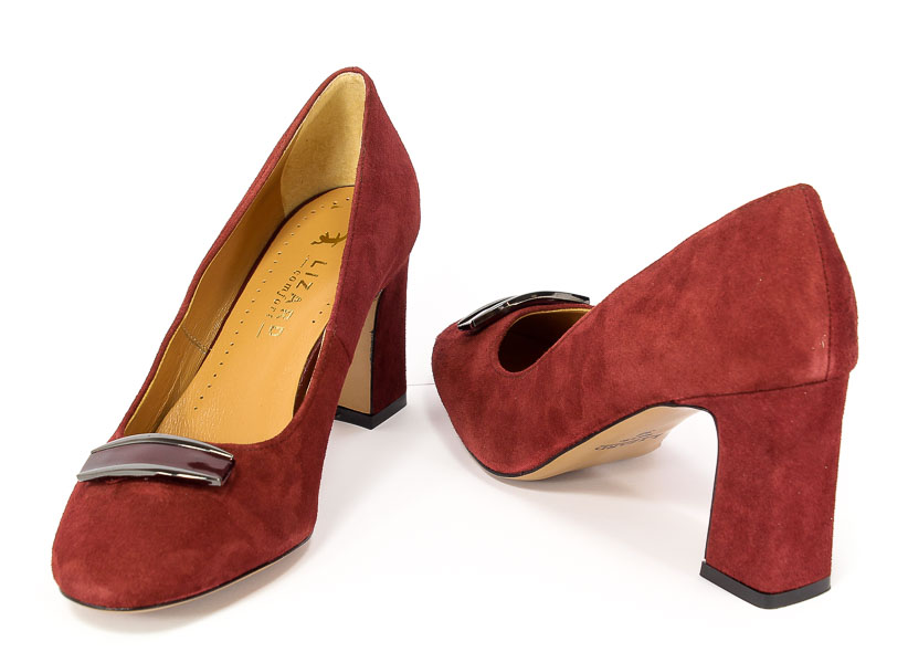 Czółenka Lizard 04615-2512-01-87 Burak Zamsz