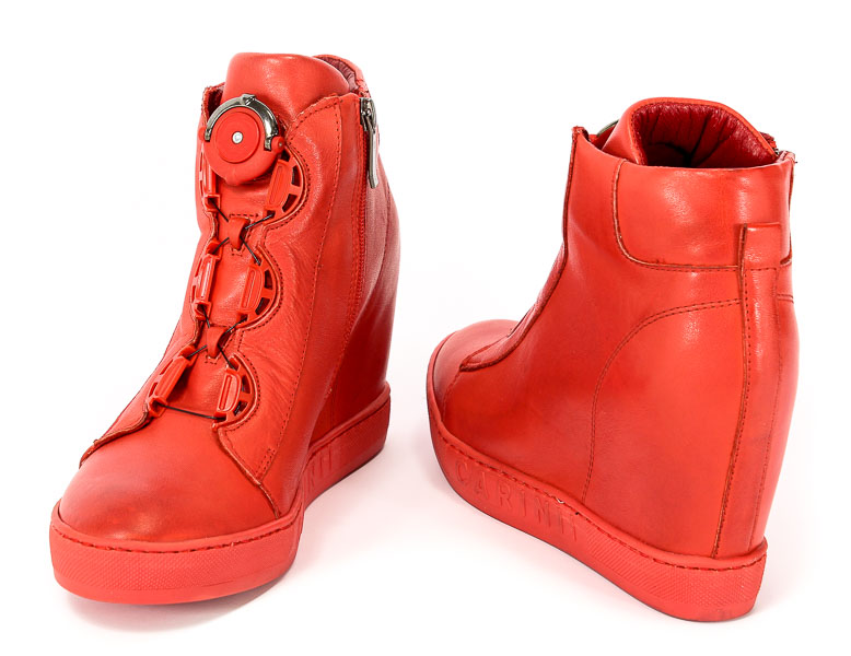 Sneakersy Carinii B4174-H54-000-PSK-B88 Czerwony