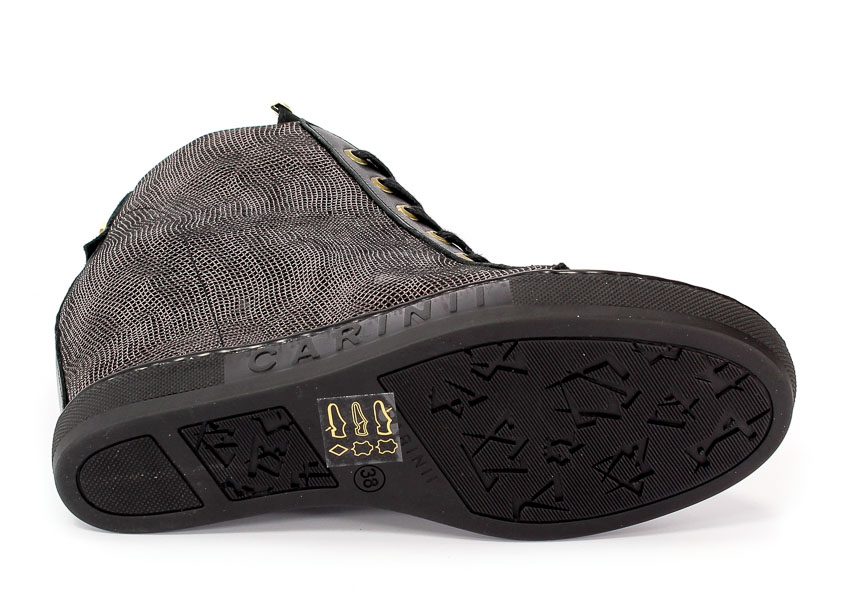 Sneakersy Carinii B4078-360-K41-K68-B88 Czarny/Stalowy