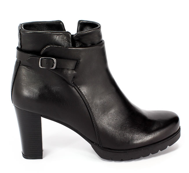 Botki Pollonus 5-0898-001 Czarny Velvet