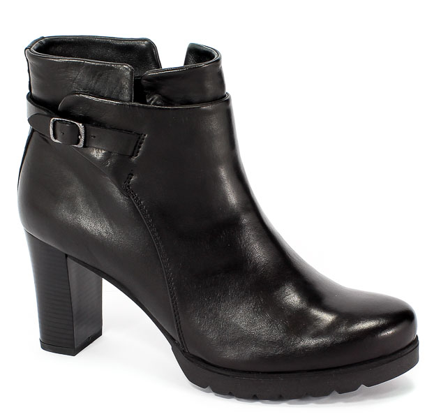 Botki Pollonus 5-0898-001 Czarny Velvet