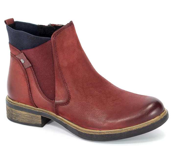 Trzewiki Tamaris 1-25317-29 529 Bordeaux/Navy