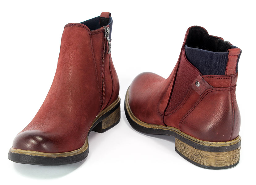 Trzewiki Tamaris 1-25317-29 529 Bordeaux/Navy