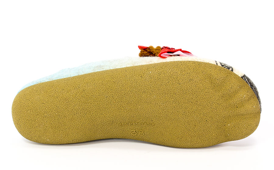 Pantofle Manitu 320512 Beige