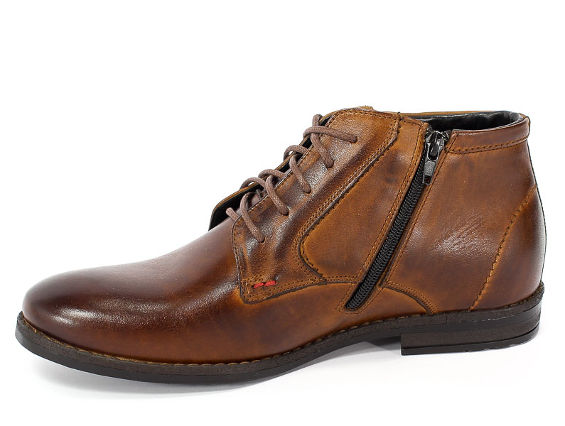 Trzewiki Euro moda Nko 629 Brąz Ciemny