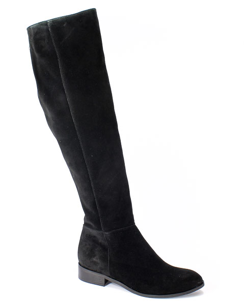 Kozaki Lewski 2561 Czarny Welur