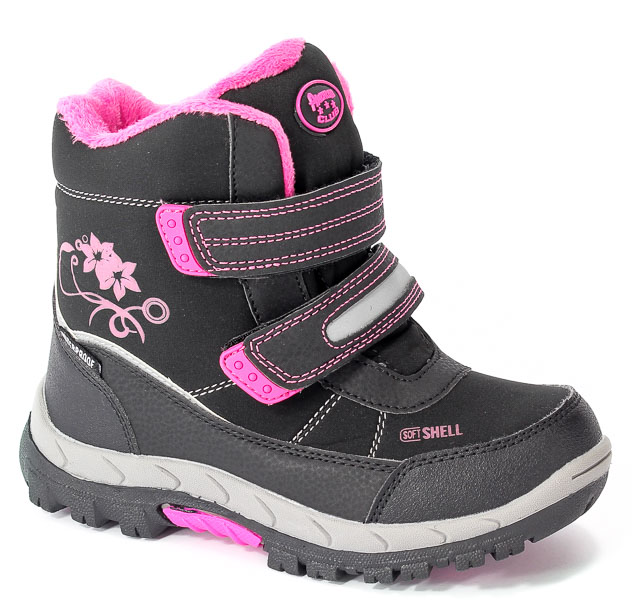 Trzewiki American HLA0304 Black/Fuxia