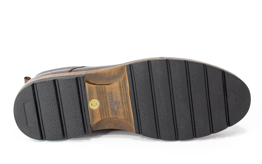 Trzewiki Brooman John Doubare H606-11J-469-E6 Brown