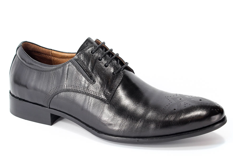 Półbuty Brooman John Doubare D08-54-A05 Black