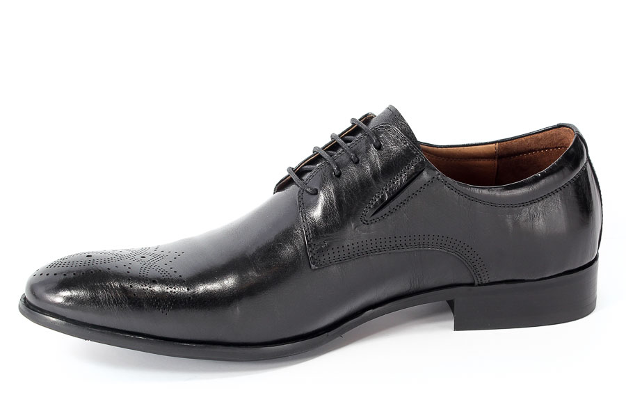 Półbuty Brooman John Doubare D08-54-A05 Black