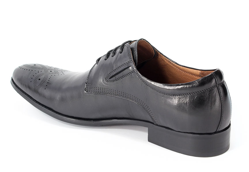 Półbuty Brooman John Doubare D08-54-A05 Black