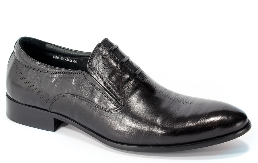 Półbuty Brooman John Doubare D08-51-A05 Black